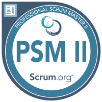 Certificado Scrum.org Professional Scrum Master II